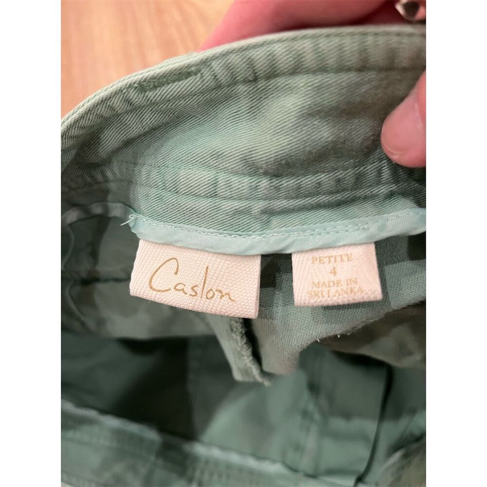 Women's Sage Green Cargo Wide-Leg Pants - Picture 5 of 5